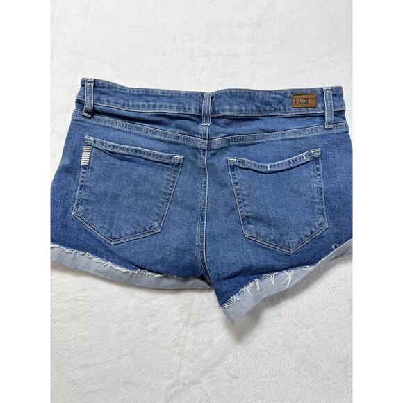 PAIGE Denim Shorts Jimmy Jimmy Short Size 30 - Picture 5 of 7